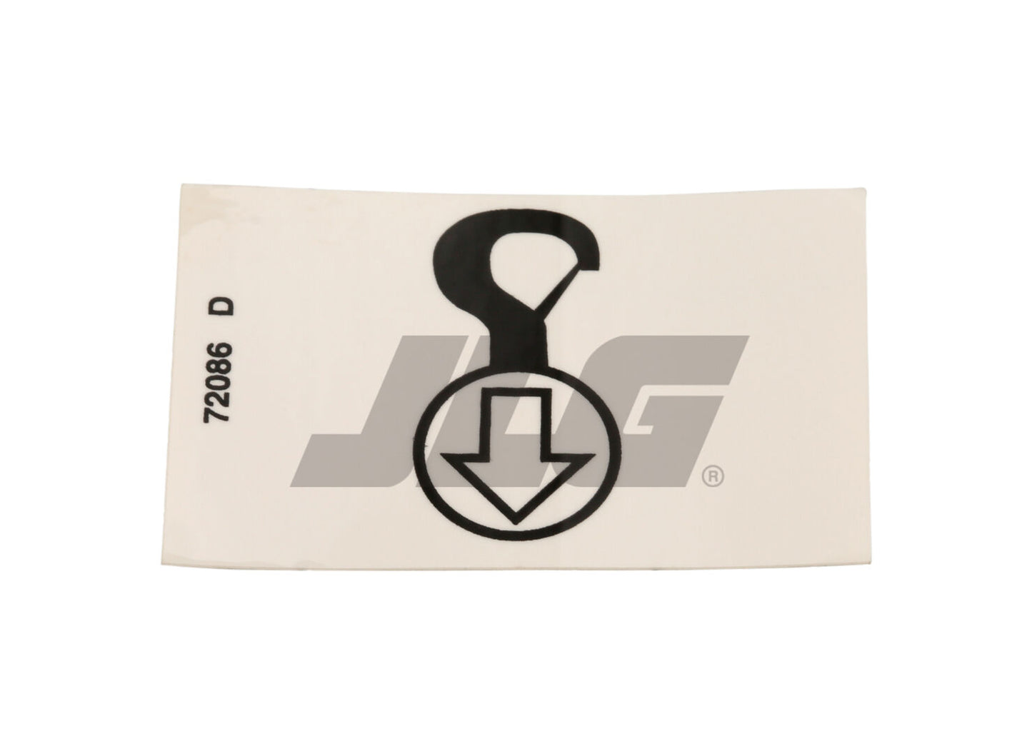 JLG LIFTING EYE DECAL (72086)