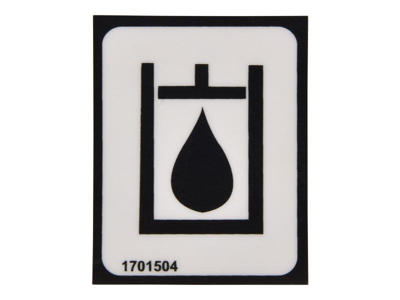 JLG HYDRAULIC OIL DECAL(1701504)