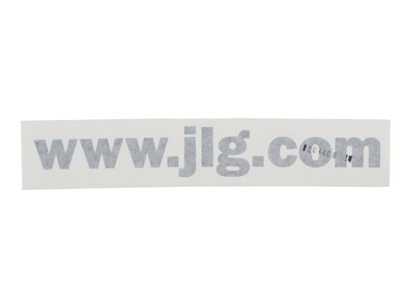 JLG WEBSITE DECAL (1704885)