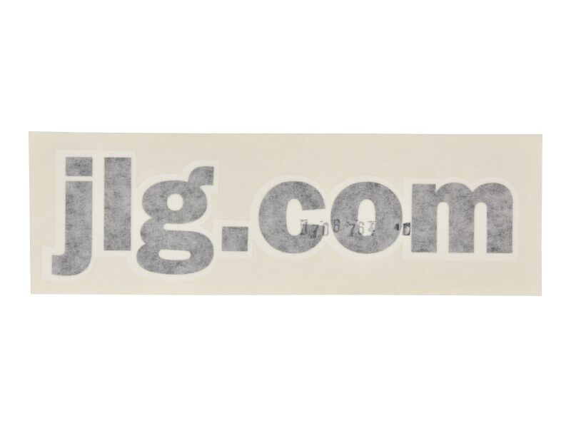JLG JLG.COM DECAL (1706764)
