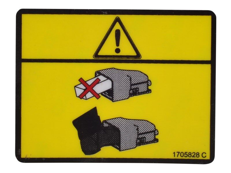 JLG FOOTSWITCH DECAL (1705828)