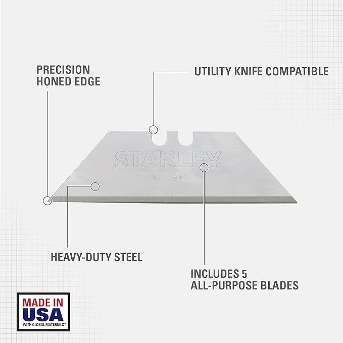 Stanley Heavy Duty Utility Blades (50/pkg.)