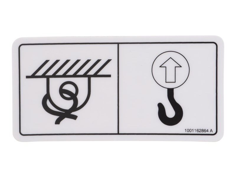 JLG LIFT POINT/TIE DOWN DECAL (1001162864)