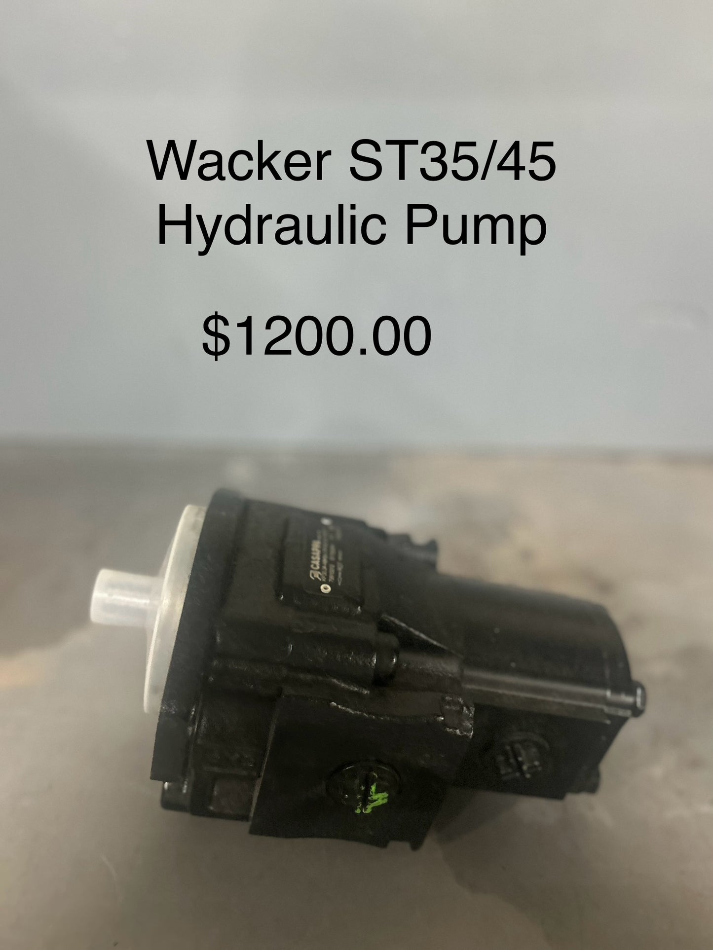 Wacker Neuson ST35/ST45 Hydraulic Pump