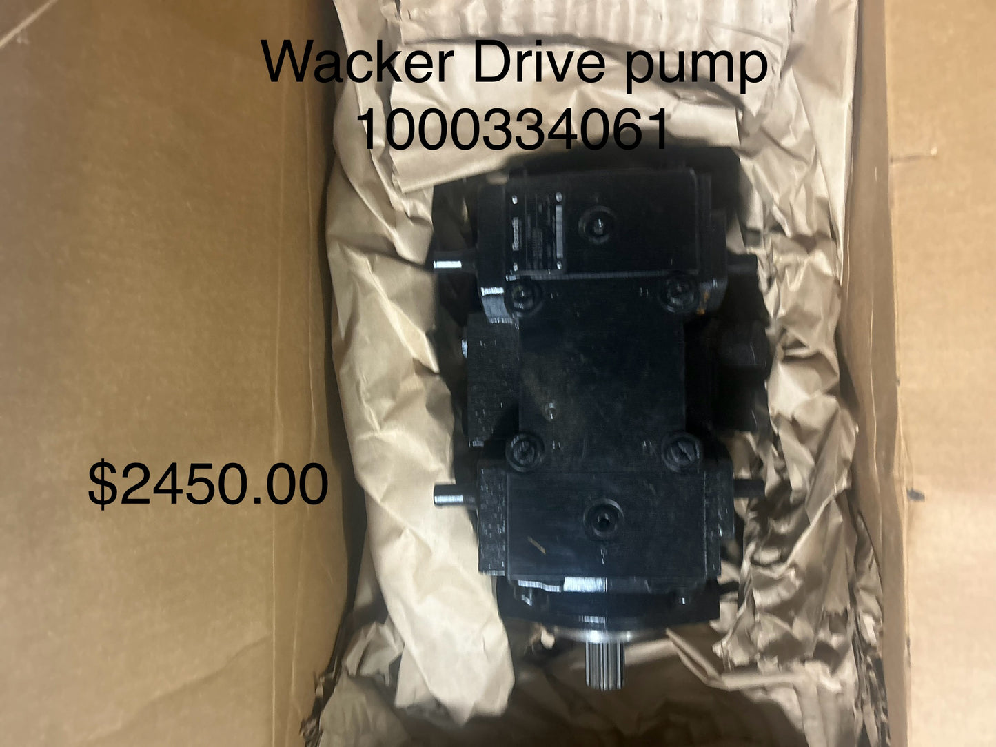 Wacker Neuson Drive Pump 1000334061