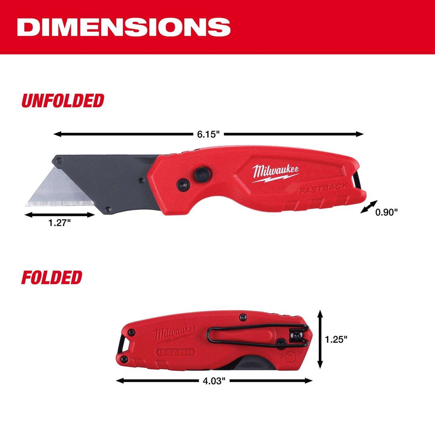 Milwaukee Fastback Compact Folding Utility Knife