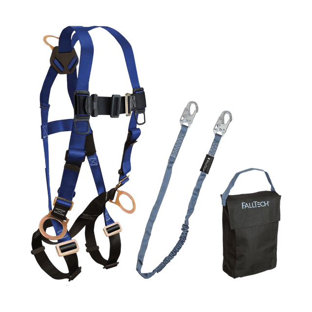 FallTech Full-Body Harness and Lanyard Kit