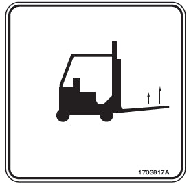 JLG FORK LIFT DECAL (1703817)