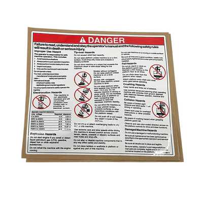 GENIE DANGER SAFETY DECAL (114386GT)