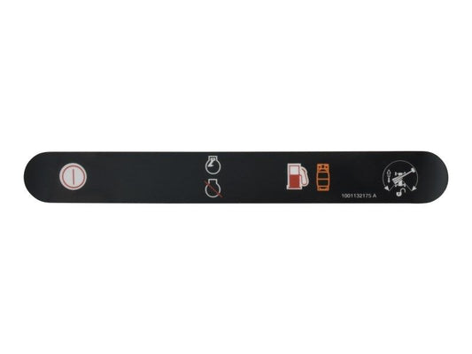 JLG STOP, AUX POWER DECAL (1001132175)