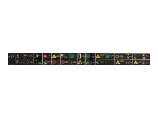 JLG CONSOLE BOX ICON LEGEND DECAL (1001173262)