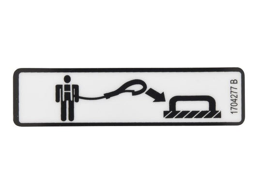 JLG ATTACH LANYARD DECAL (1704277)