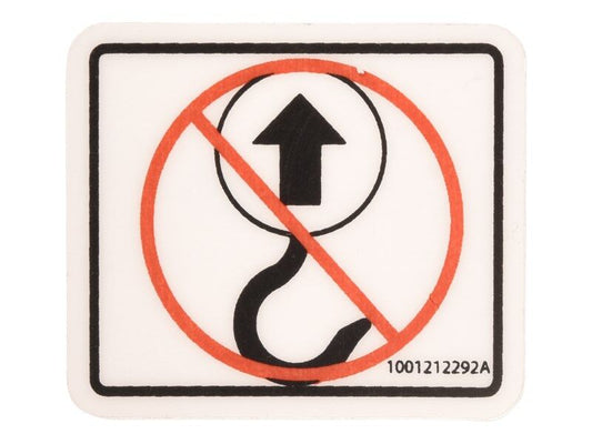 JLG NO LIFT DECAL (1001212292)