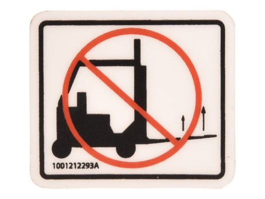 JLG NO FORKLIFT DECAL (1001212293)