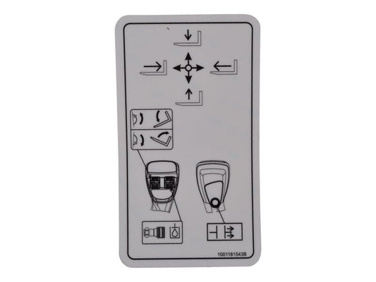 JLG JOYSTICK DECAL (1001181543)