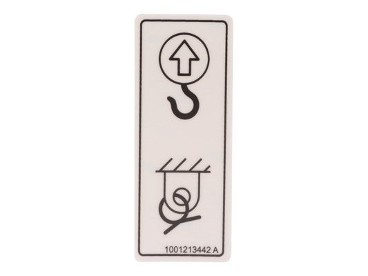 JLG LIFTING AND TIE DOWN DECAL (1001213442)
