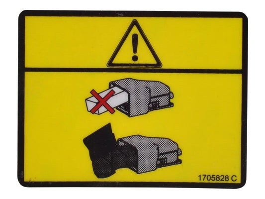 JLG FOOTSWITCH DECAL (1705828)