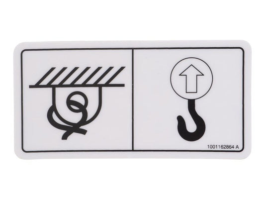 JLG LIFT POINT/TIE DOWN DECAL (1001162864)