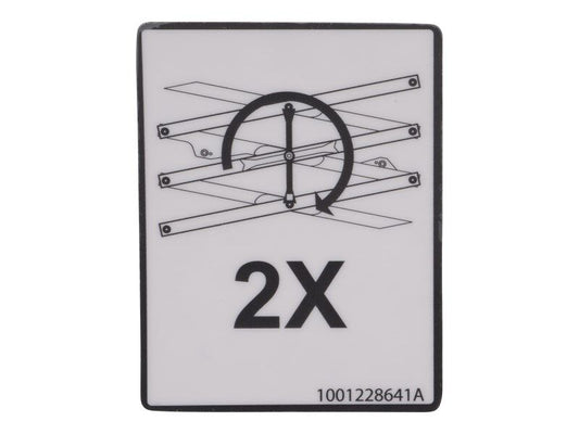 JLG SAFETY PROP DECAL (1001228641)