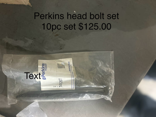 Perkins Head Bolt Set (10pc)