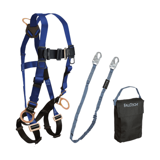 FallTech Full-Body Harness and Lanyard Kit